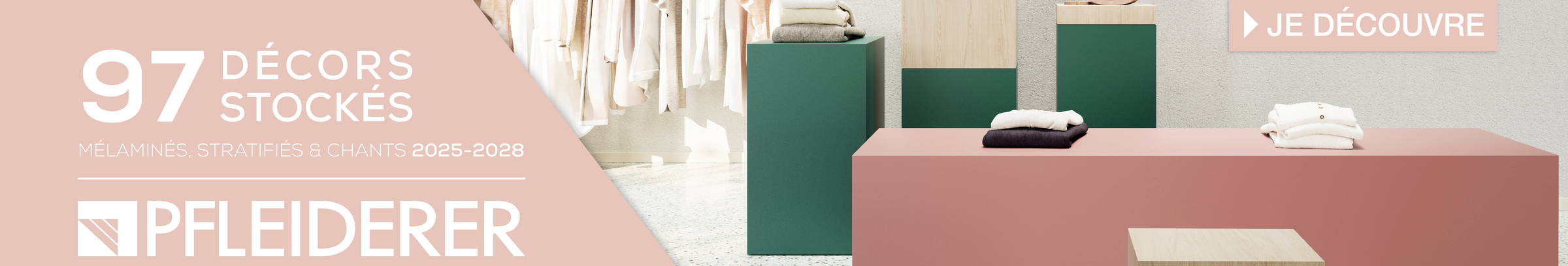 97 Décors Stockés - Mélaminés, Stratifiés & Chants